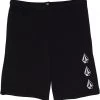 Volcom Kids Iconic Stone Fleece Shorts (Big Kids)