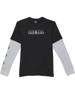 Volcom Kids Burnett Twofer Long Sleeve (Big Kids) | Shirts & Tops