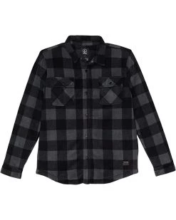 Volcom Kids Bowered Fleece Long Sleeve (Big Kids) | Shirts & Tops