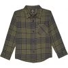 Volcom Kids Caden Plaid Long Sleeve (Toddler/Little Kids) | Shirts & Tops