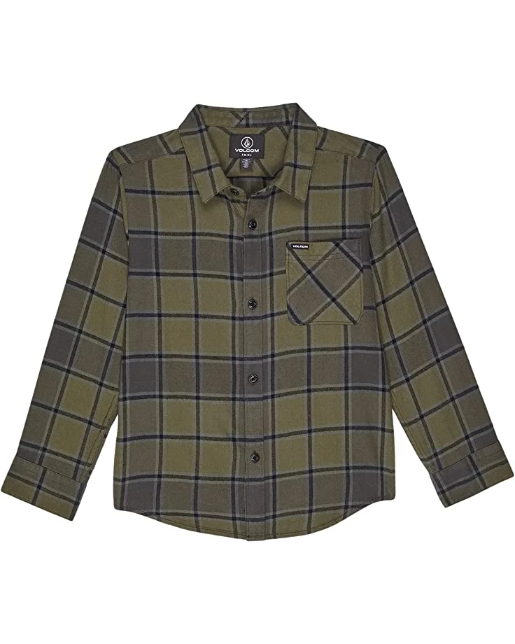 Volcom Kids Caden Plaid Long Sleeve (Toddler/Little Kids) | Shirts & Tops 3 Volcom Kids Caden Plaid Long Sleeve (Toddler/Little Kids) | Shirts & Tops