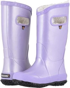 Bogs Kids Rain Boots Metallic Plush (Toddler/Little Kid/Big Kid)