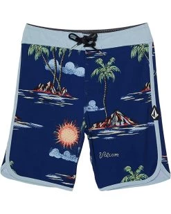Volcom Kids Isle Hoppa Scallop (Toddler/Little Kids) | Swimwear