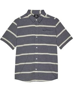 Volcom Kids Stone Stagger Woven Short Sleeve (Big Kids) | Shirts & Tops