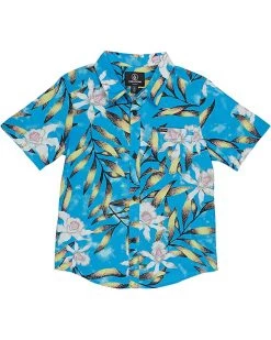 Volcom Kids Tropical Hideout Short Sleeve (Toddler/Little Kids) | Shirts & Tops