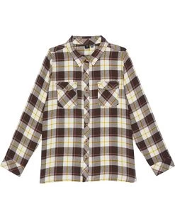 Volcom Kids Getting Rad Plaid Long Sleeve (Little Kids/Big Kids) | Shirts & Tops