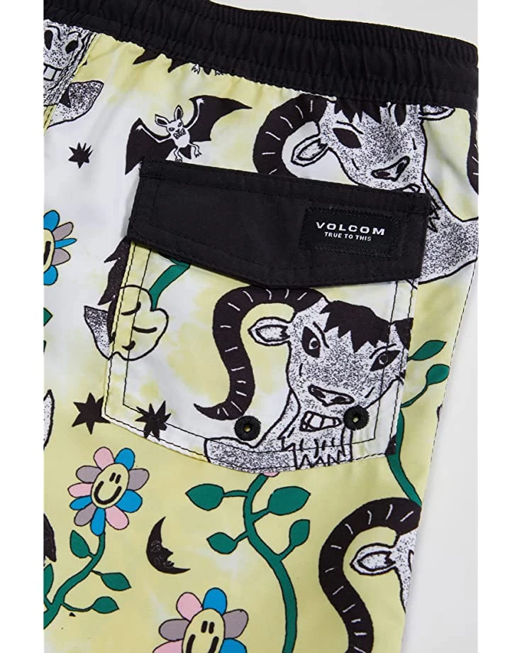 Volcom Kids Surf Vitals Ozzy Trunks (Toddller/Little Kids) | Swimwear 4 Volcom Kids Surf Vitals Ozzy Trunks (Toddller/Little Kids) | Swimwear - Image 2